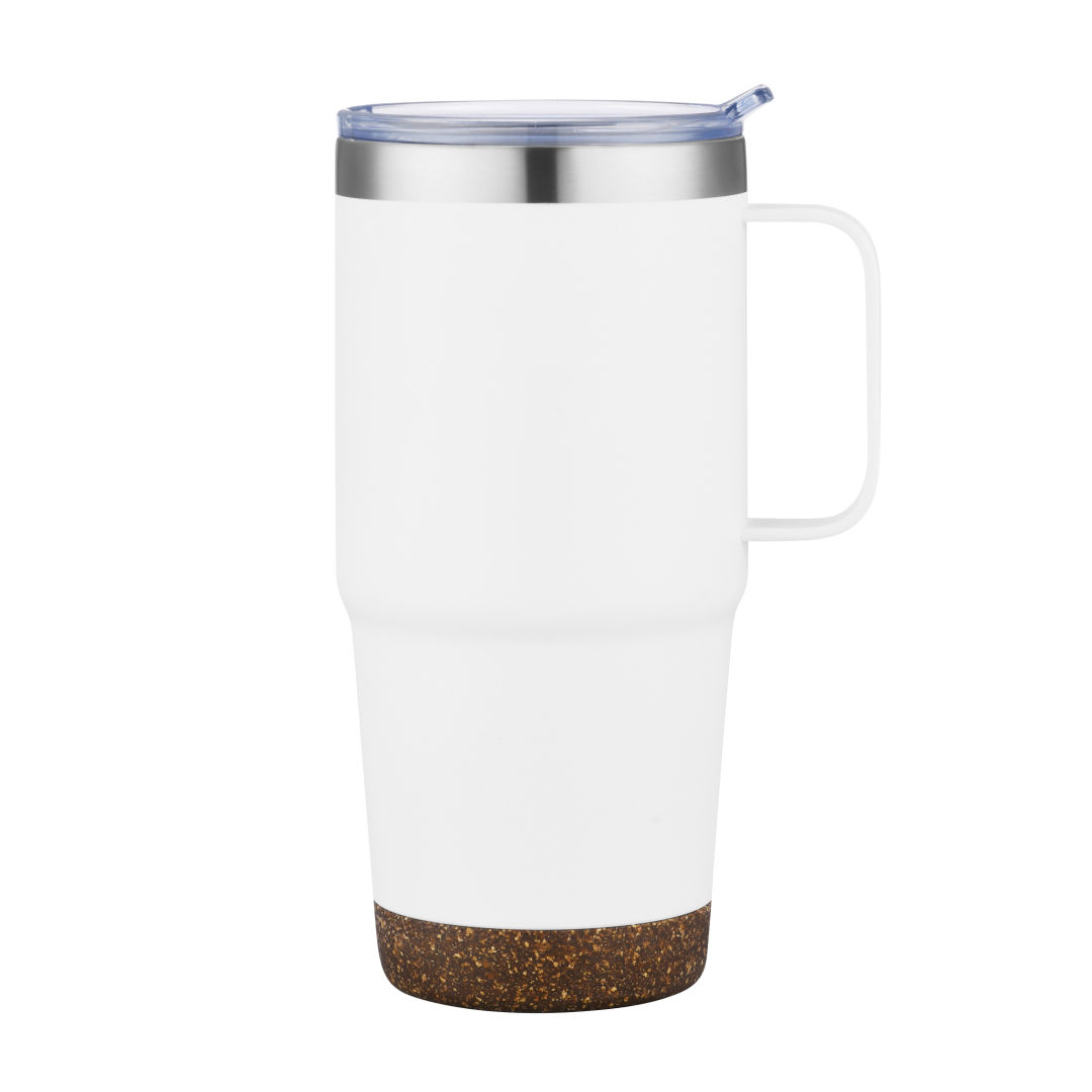 Akira Travel Mug w/Cork Bottom - 24oz 1