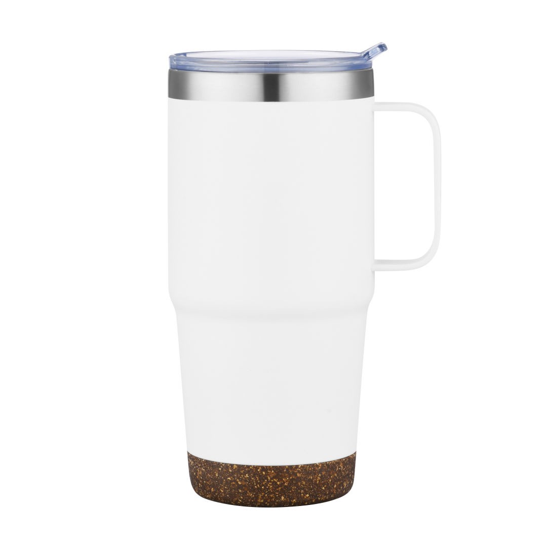 Akira Travel Mug w/Cork Bottom - 24oz 1