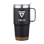 Akira Travel Mug w/Cork Bottom - 24oz 1 Akira Travel Mug w/Cork Bottom - 24oz 1
