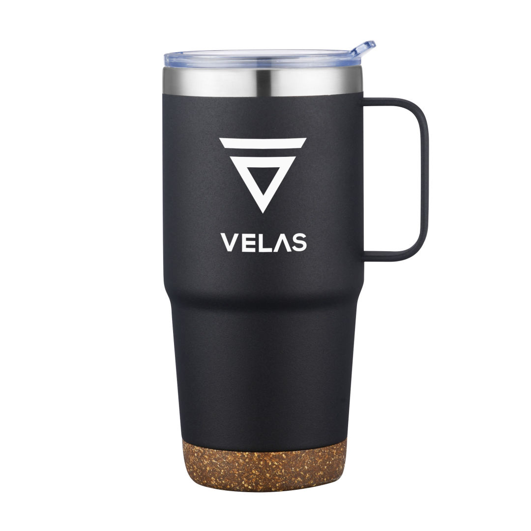 Akira Travel Mug w/Cork Bottom - 24oz 1
