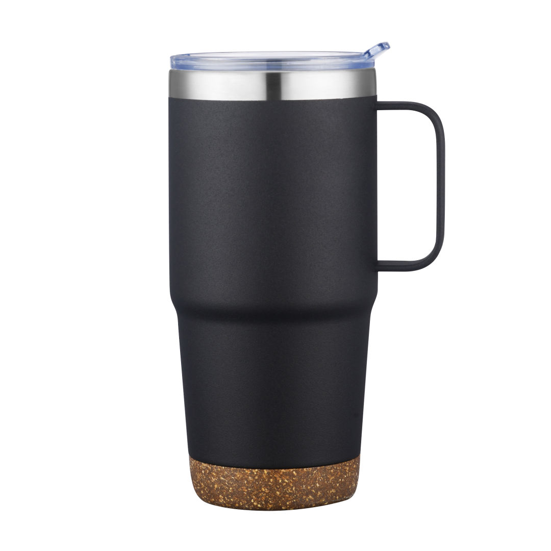Akira Travel Mug w/Cork Bottom - 24oz 1