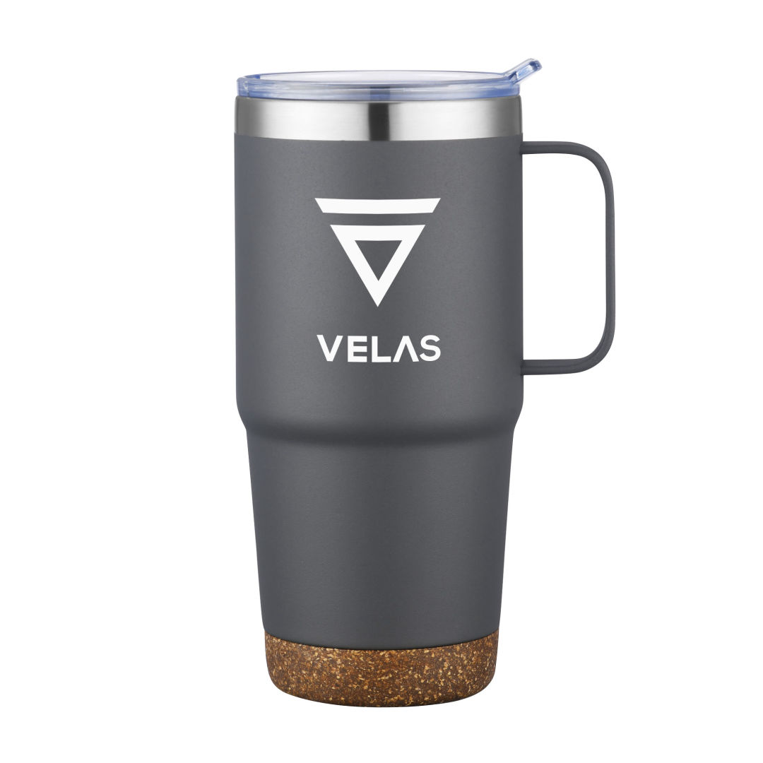 Akira Travel Mug w/Cork Bottom - 24oz 1