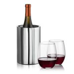 Jacobs Wine Cooler & Stanford Stemless Wine - Set of 3 (Blank) Jacobs Wine Cooler & Stanford Stemless Wine - Set of 3 (Blank)