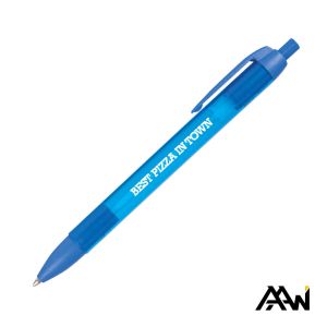 Widebody Pen w/Translucent Barrel - Matte Colored Accent 1 Widebody Pen w/Translucent Barrel - Matte Colored Accent 1