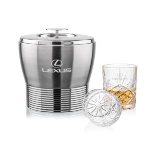 Genoa Ice Bucket & Brinkley On-the-Rocks Set 1 Genoa Ice Bucket & Brinkley On-the-Rocks Set 1