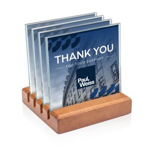 Rockford VividPrint Coasters - Set of 4 on Brolin Walnut 1 Rockford VividPrint Coasters - Set of 4 on Brolin Walnut 1