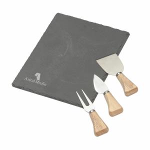 Maitre d%27 Slate Cheese Set - 4pc 1 Maitre d%27 Slate Cheese Set - 4pc 1