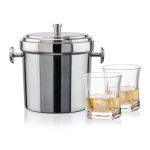 Milano Ice Bucket & Avalon On-the-Rocks Set - Set of 3 (Blank) Milano Ice Bucket & Avalon On-the-Rocks Set - Set of 3 (Blank)