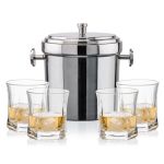 Milano Ice Bucket & Avalon On-the-Rocks Set - Set of 5 (Blank) Milano Ice Bucket & Avalon On-the-Rocks Set - Set of 5 (Blank)