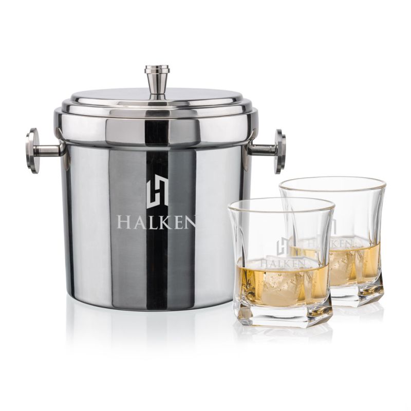 Milano Ice Bucket & Avalon On-the-Rocks Set 1 Milano Ice Bucket & Avalon On-the-Rocks Set 1