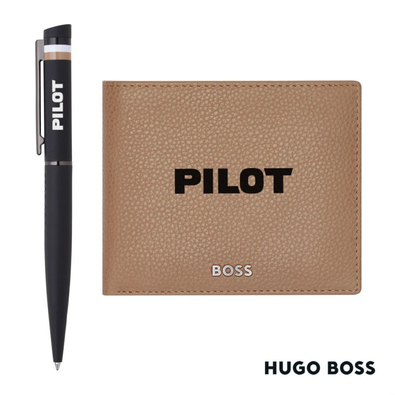 Hugo Boss® Ballpoint Pen & Money Holder Set 1 Hugo Boss® Ballpoint Pen & Money Holder Set 1