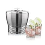 Genoa Ice Bucket & Newkirk On-the-Rocks Set - Set of 3 (Blank) Genoa Ice Bucket & Newkirk On-the-Rocks Set - Set of 3 (Blank)
