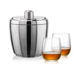Pescara Ice Bucket & Gibson On-the-Rocks Set - Set of 3 (Blank) Pescara Ice Bucket & Gibson On-the-Rocks Set - Set of 3 (Blank)