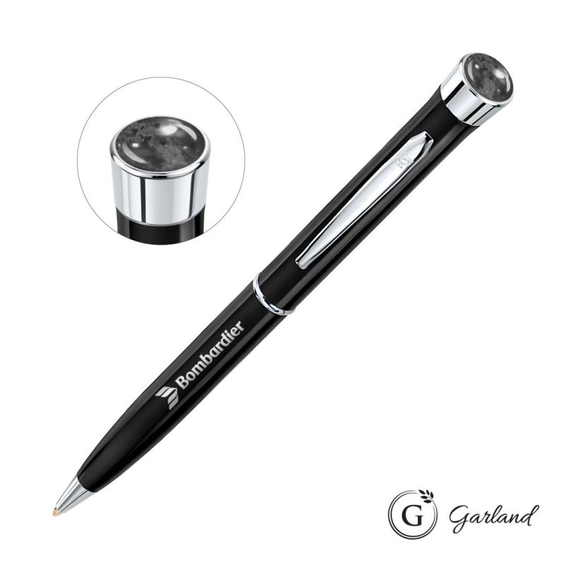 Garland® Patriot Aura Ballpoint Twist Pen - Chrome Accent 1 Garland® Patriot Aura Ballpoint Twist Pen - Chrome Accent 1