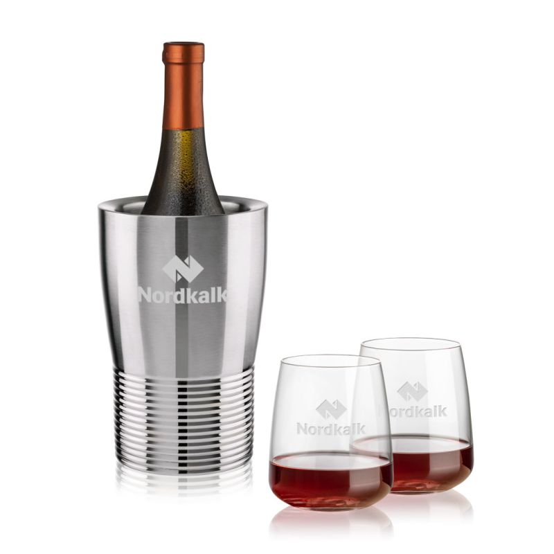 Genoa Wine Cooler & Dunhill Stemless Wine Set 1 Genoa Wine Cooler & Dunhill Stemless Wine Set 1