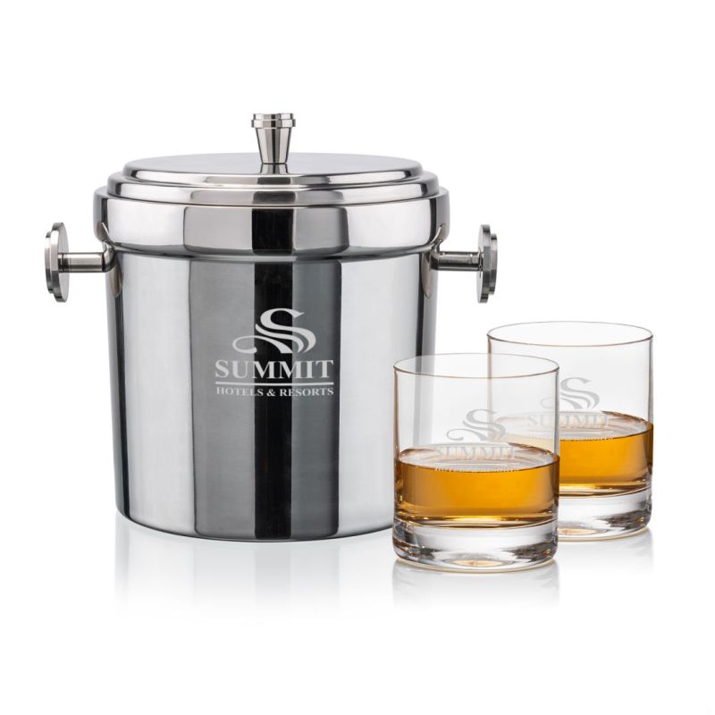 Milano Ice Bucket & Dresden On-the-Rocks Set 1 Milano Ice Bucket & Dresden On-the-Rocks Set 1