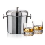 Milano Ice Bucket & Heathfield On-the-Rocks Set - Set of 3 (Blank) Milano Ice Bucket & Heathfield On-the-Rocks Set - Set of 3 (Blank)