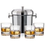 Milano Ice Bucket & Heathfield On-the-Rocks Set - Set of 5 (Blank) Milano Ice Bucket & Heathfield On-the-Rocks Set - Set of 5 (Blank)