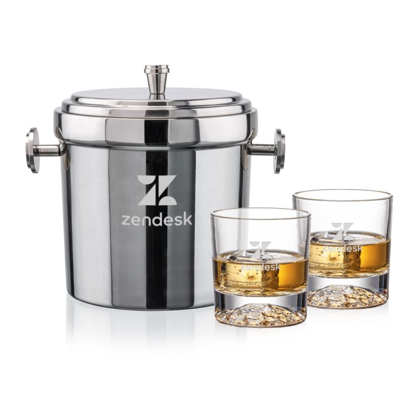 Milano Ice Bucket & Heathfield On-the-Rocks Set 1 Milano Ice Bucket & Heathfield On-the-Rocks Set 1
