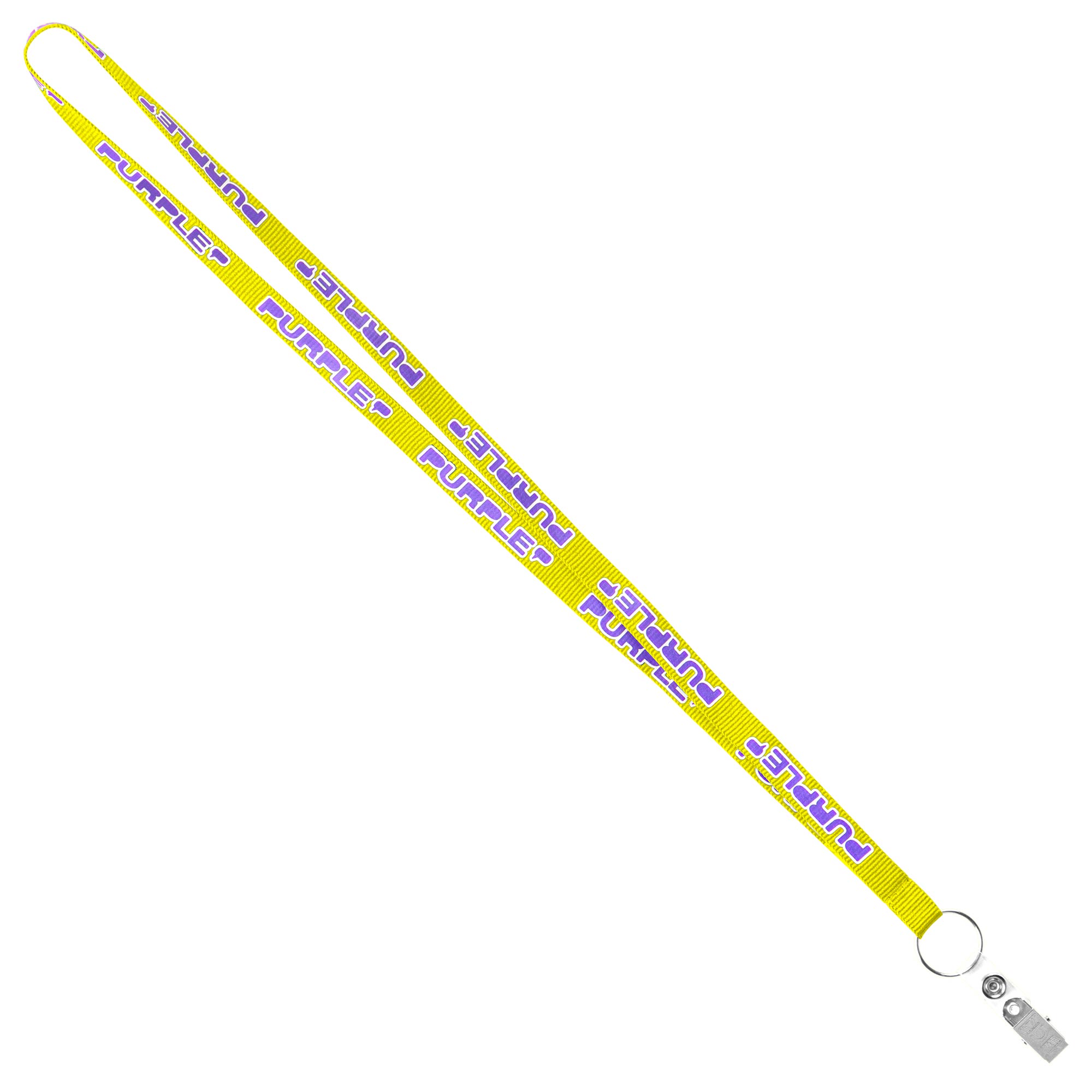 1/2" Recycled Econo Lanyard (Factory Direct) 10-12 Weeks Ocean 1