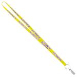 1/2" Recycled Econo Lanyard (Factory Direct) 10-12 Weeks Ocean - Yellow 1/2" Recycled Econo Lanyard (Factory Direct) 10-12 Weeks Ocean - Yellow