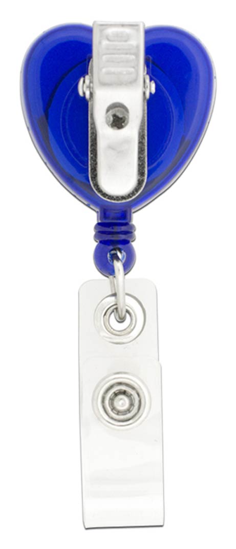 Heart-Shaped Retractable Badge Holder 1