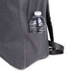 Weatherproof Side Pocket Backpack - Gray Blank Water Bottle Pocket Weatherproof Side Pocket Backpack - Gray Blank Water Bottle Pocket
