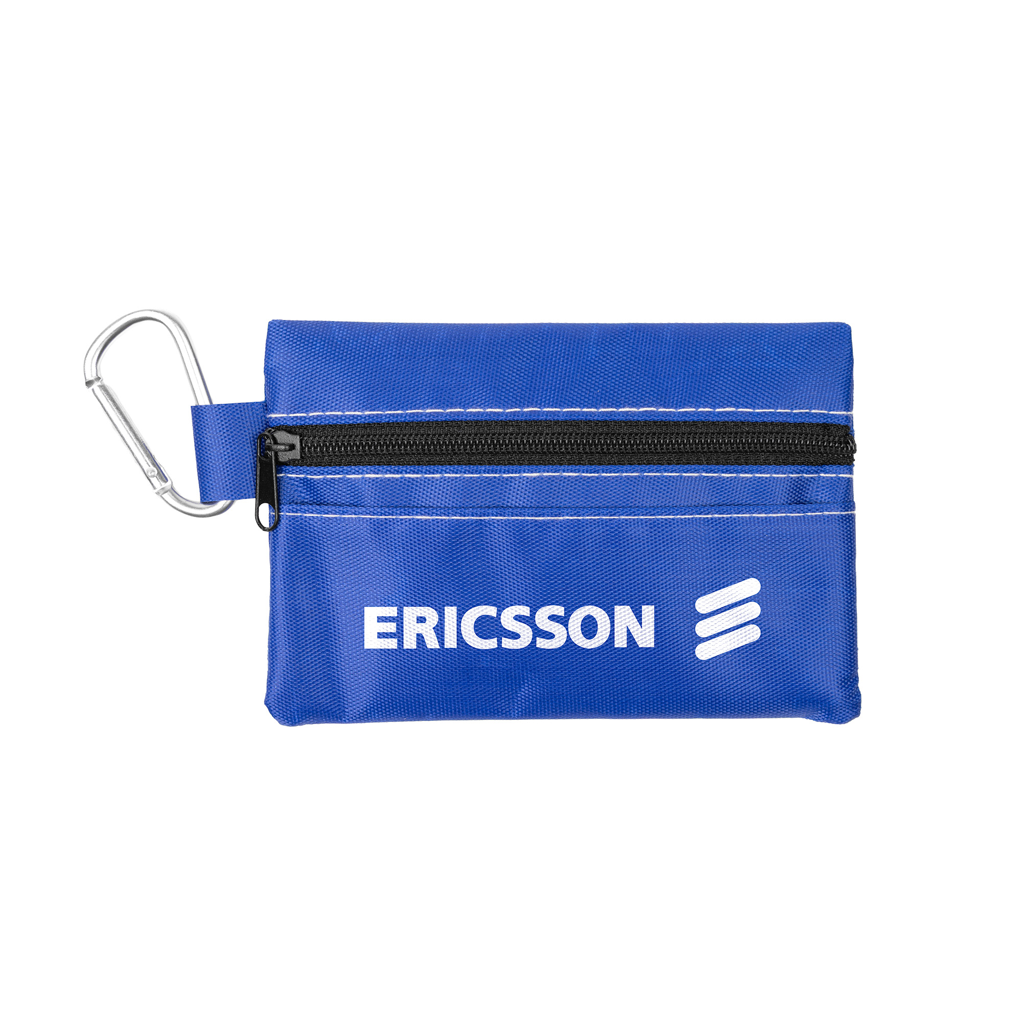 14pc First Aid Kit in Soft Zipper Pouch with Carabiner 1