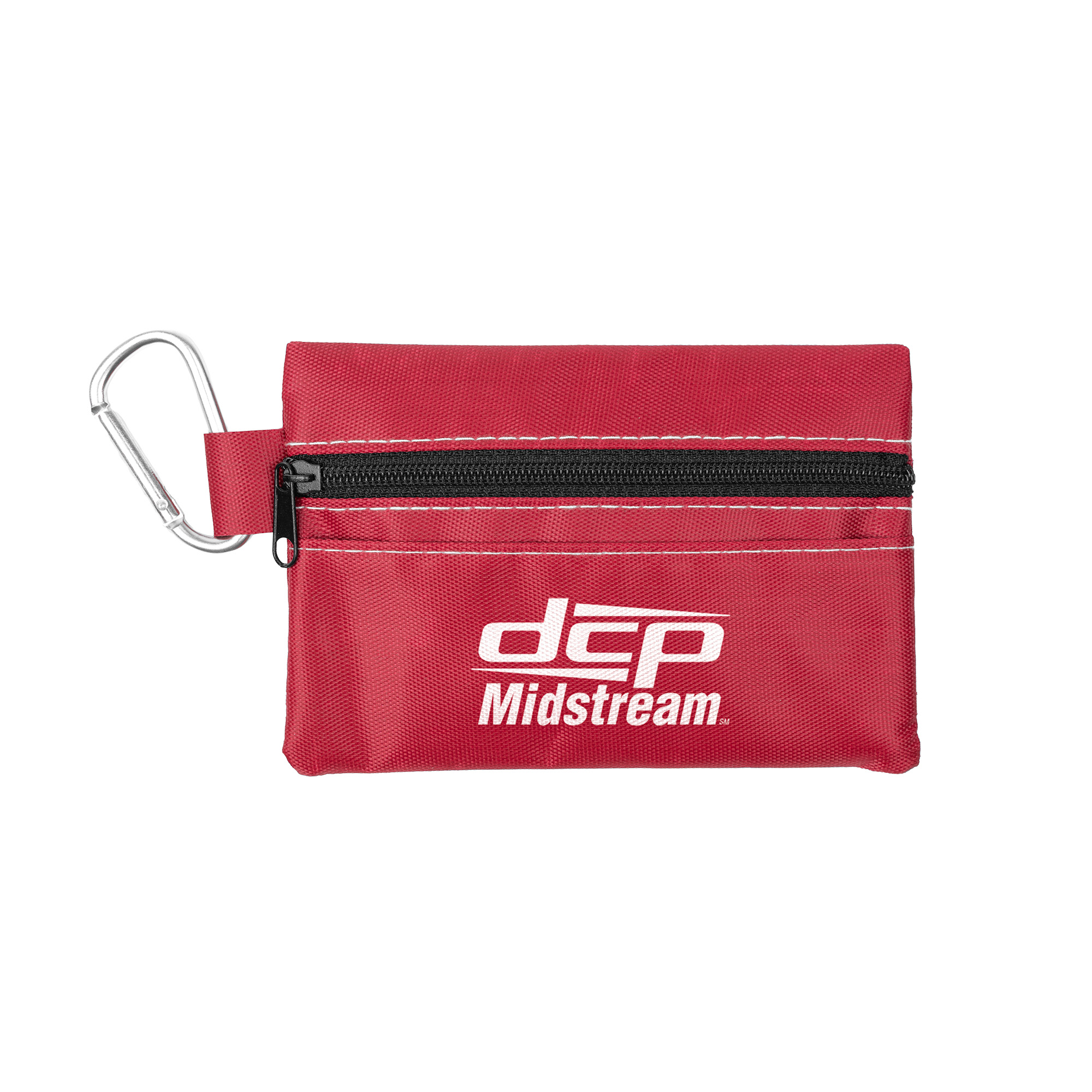 14pc First Aid Kit in Soft Zipper Pouch with Carabiner 1