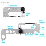 The Sequoia 15-Function Pocket Tool - Silver Blank Reverse The Sequoia 15-Function Pocket Tool - Silver Blank Reverse