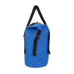 Milton rPET Heather Waterproof Tote Bag - Blue/Black Blank Side Milton rPET Heather Waterproof Tote Bag - Blue/Black Blank Side