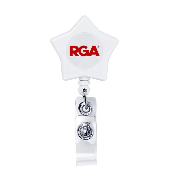 Star-Shaped Retractable Badge Holder 1