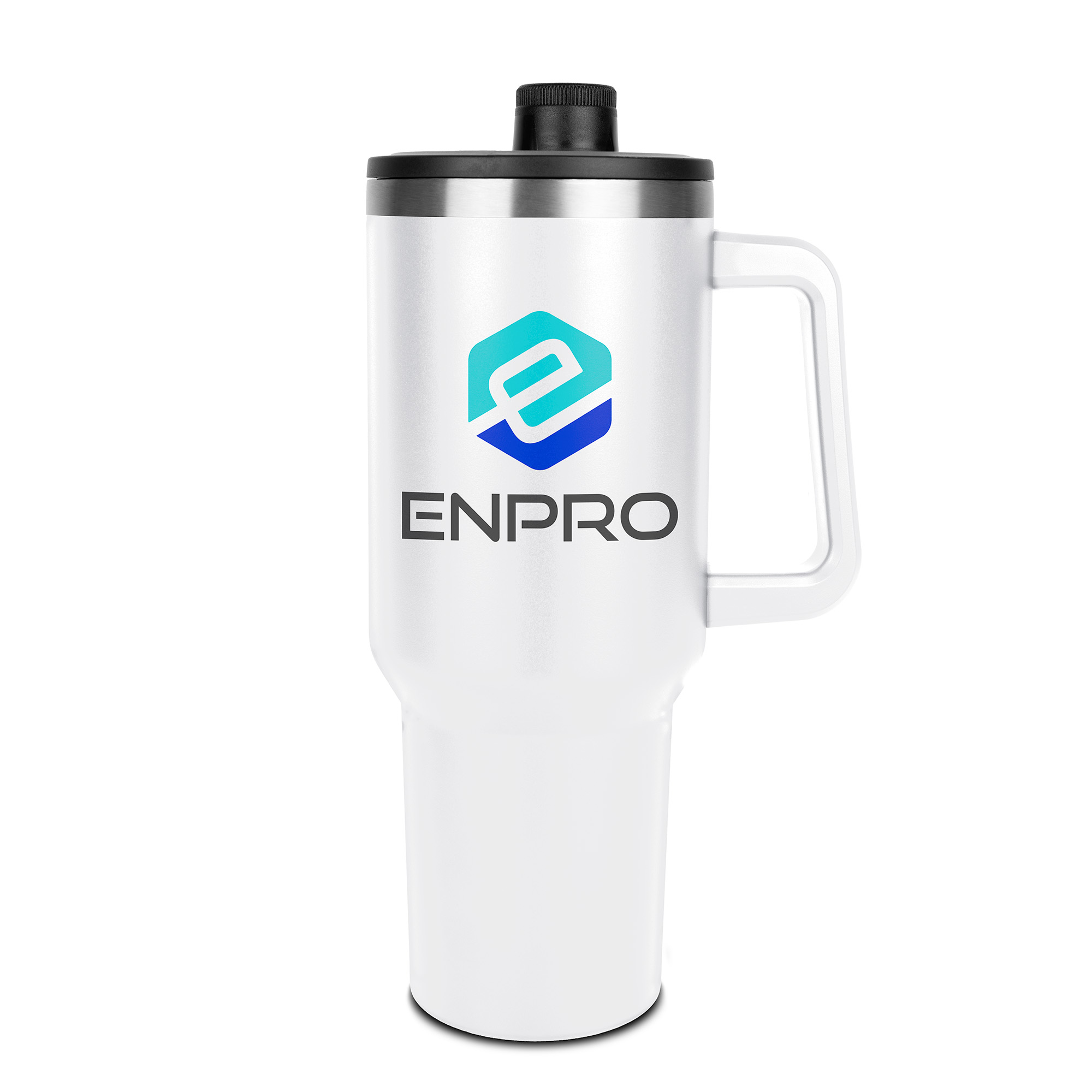 40 Oz. Malden Double Wall Vacuum Seal Mug w/Flexible Straw 1