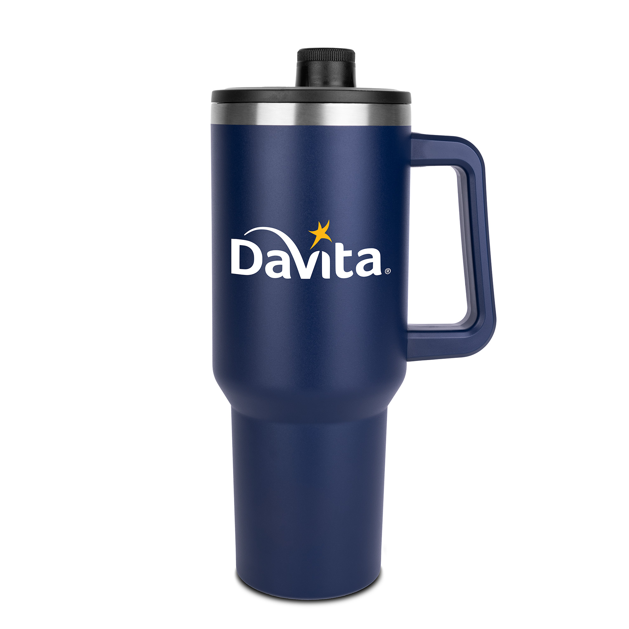 40 Oz. Malden Double Wall Vacuum Seal Mug w/Flexible Straw 1