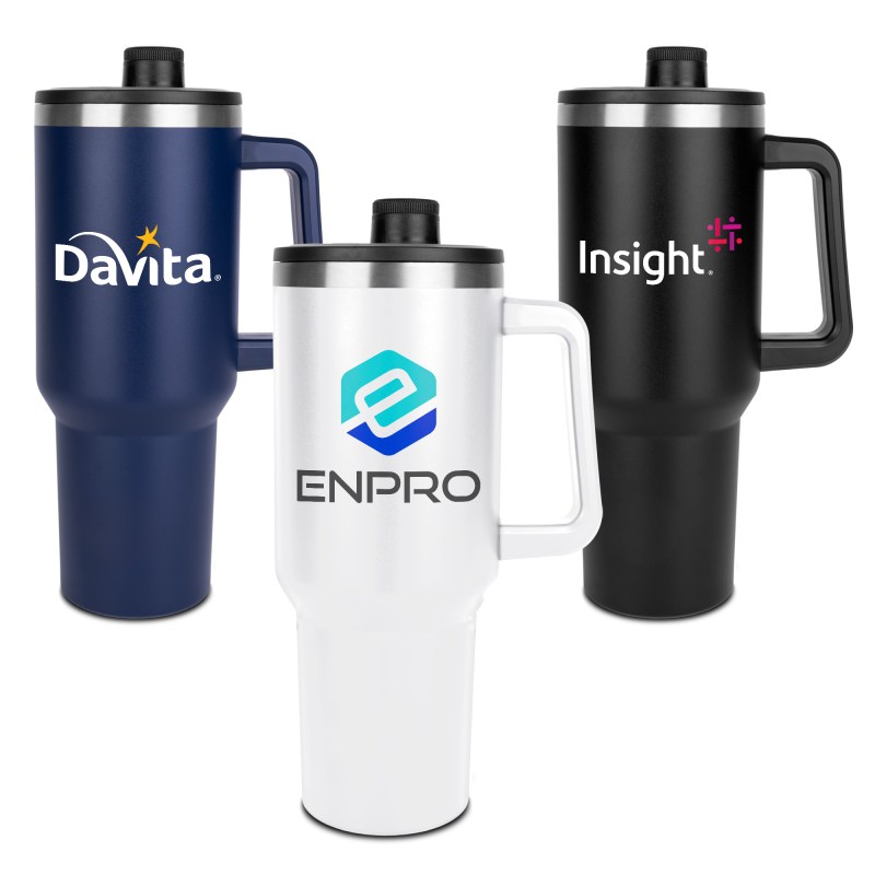 40 Oz. Malden Double Wall Vacuum Seal Mug w/Flexible Straw 1 40 Oz. Malden Double Wall Vacuum Seal Mug w/Flexible Straw 1