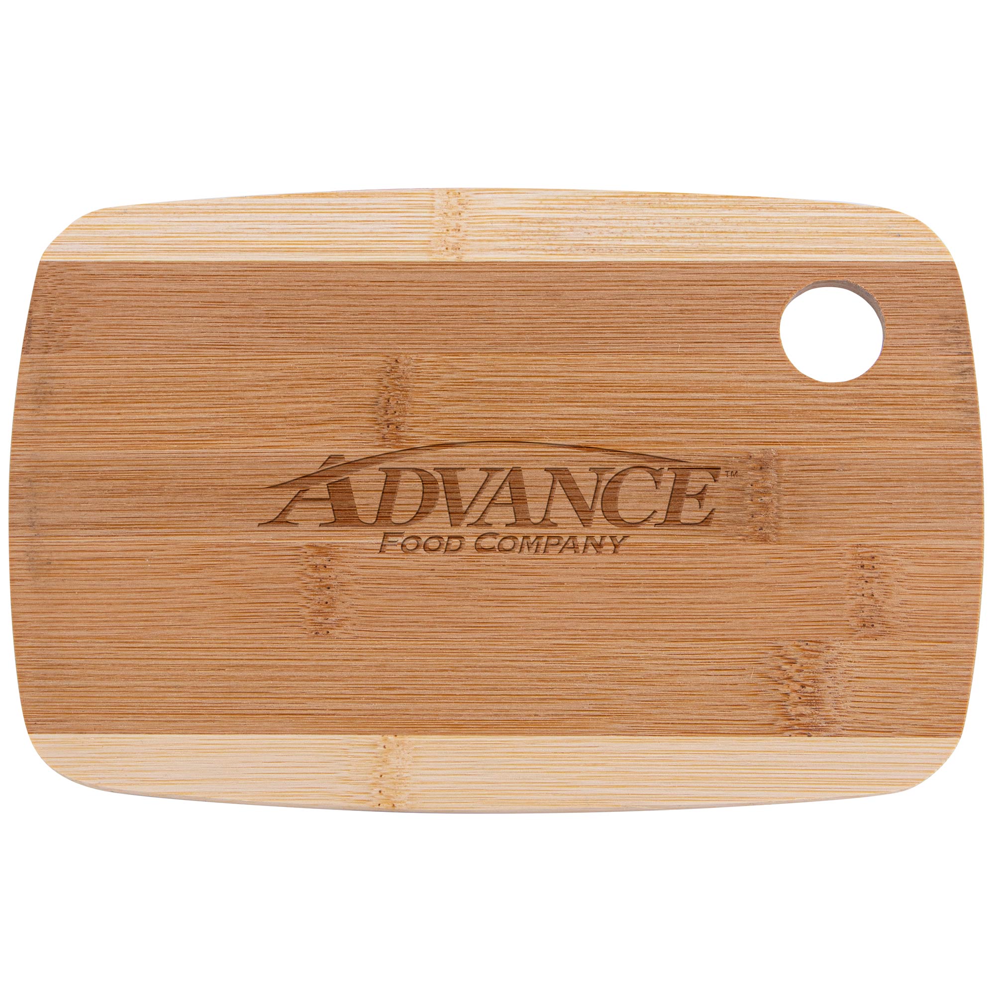 The Camden 9-Inch Two-Tone Bamboo Cutting Board 1 The Camden 9-Inch Two-Tone Bamboo Cutting Board 1