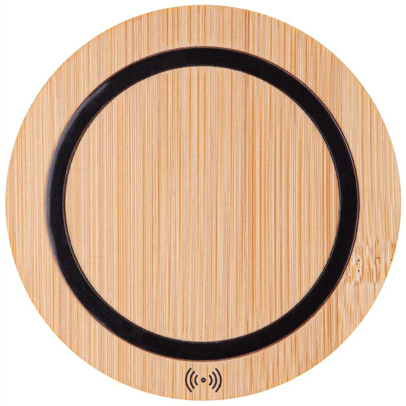 Lex Bamboo Wireless Speaker w/Phone Charger 1