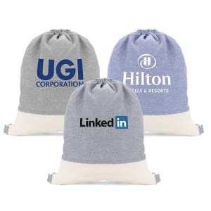 TwinTone Recycled Cotton Drawstring Bag 1 TwinTone Recycled Cotton Drawstring Bag 1