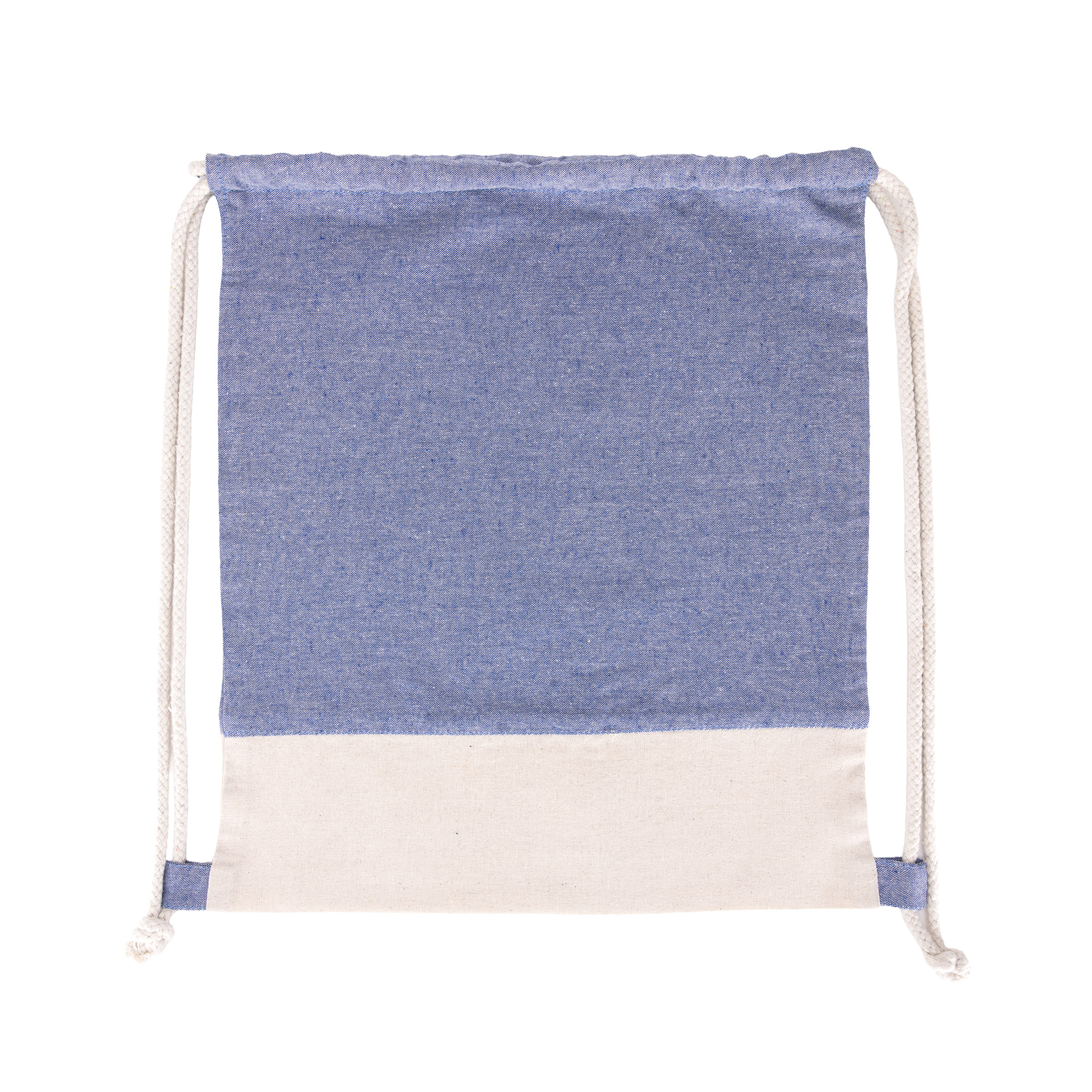 TwinTone Recycled Cotton Drawstring Bag 1