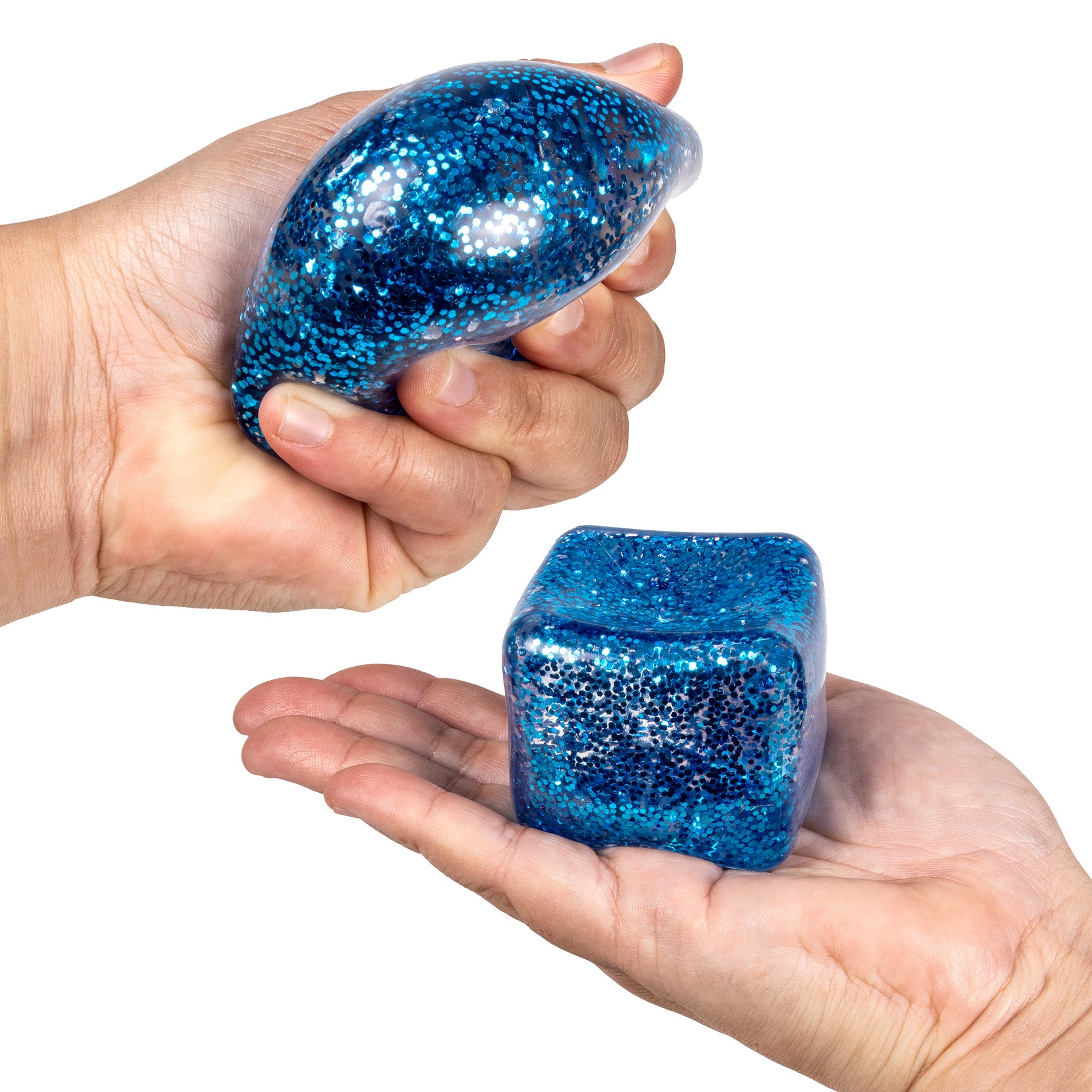 SqueeDoh Glitter Sensory Cube (Factory Direct) 10-12 Weeks 1