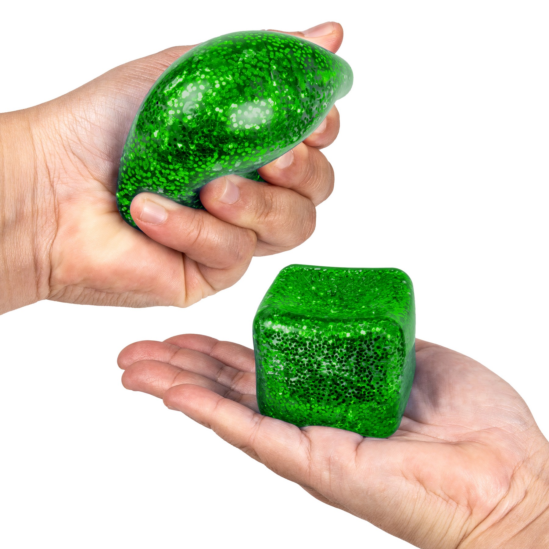 SqueeDoh Glitter Sensory Cube (Factory Direct) 10-12 Weeks 1