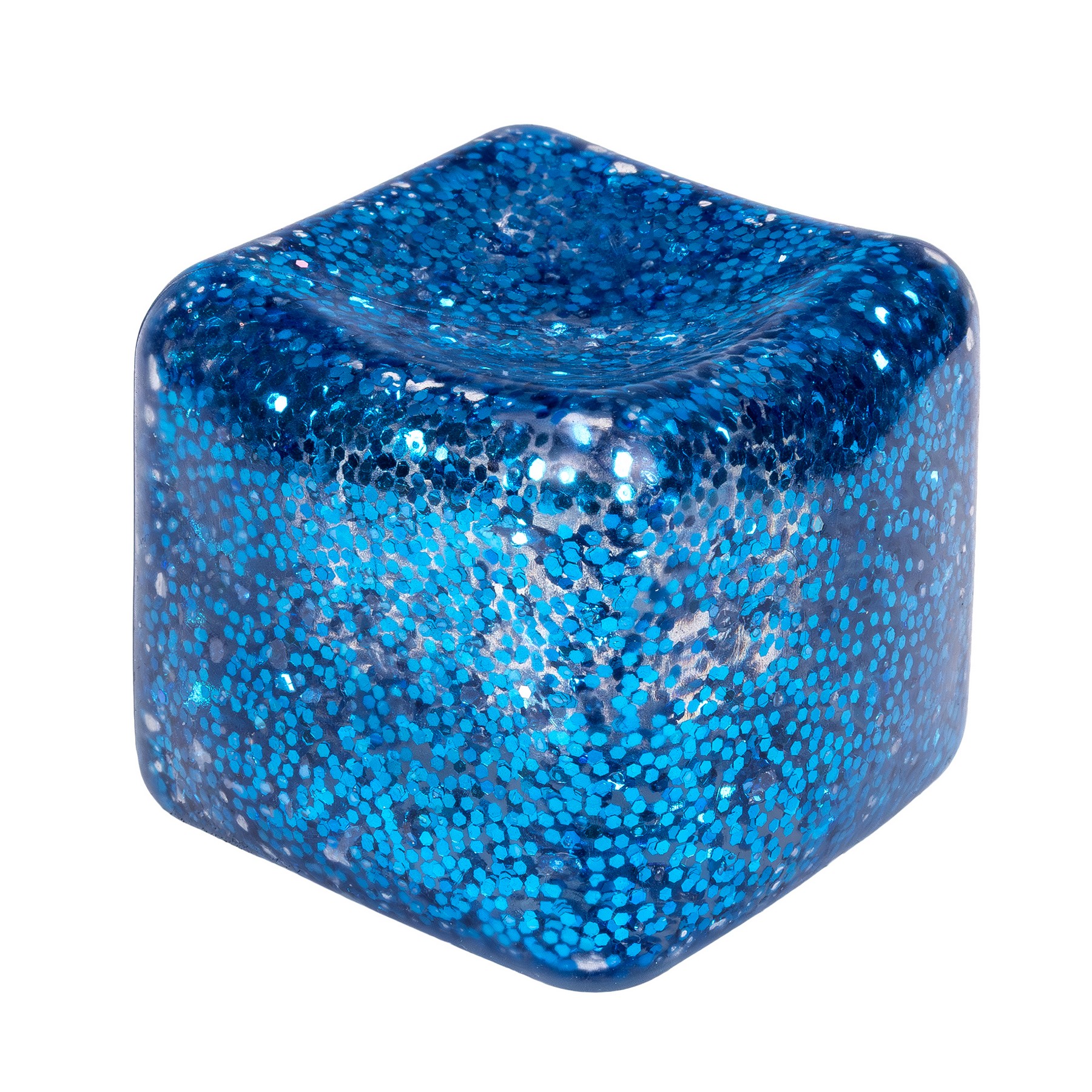 SqueeDoh Glitter Sensory Cube (Factory Direct) 10-12 Weeks 1