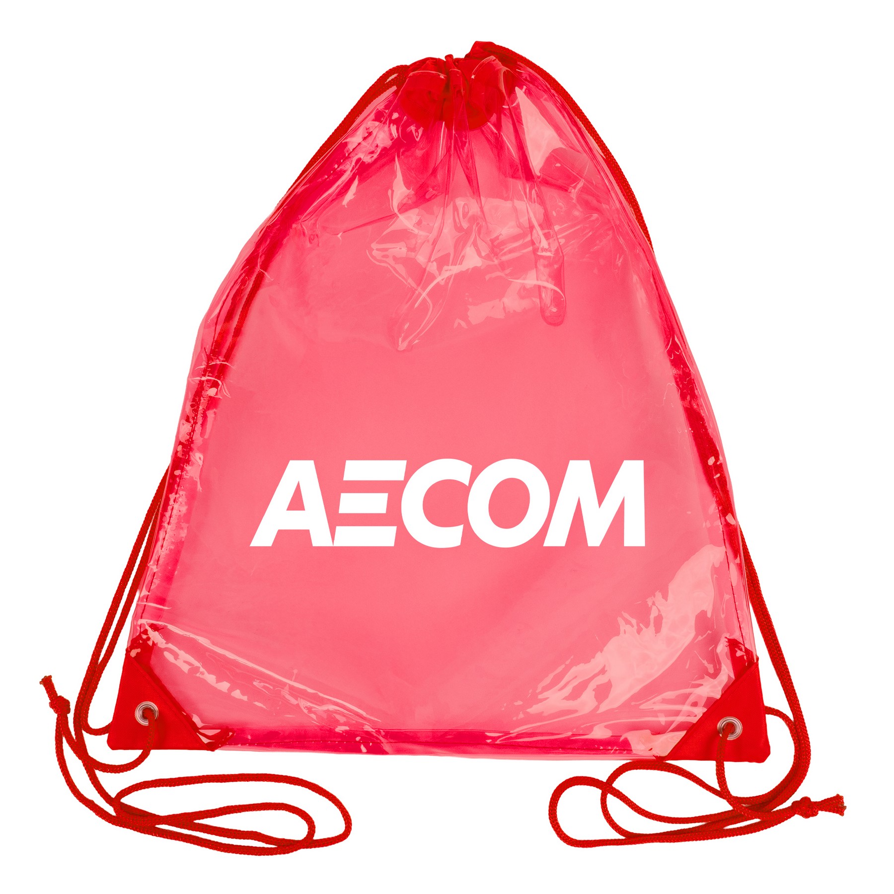 Eco-Friendly, See-Through Draw String Backpack 1