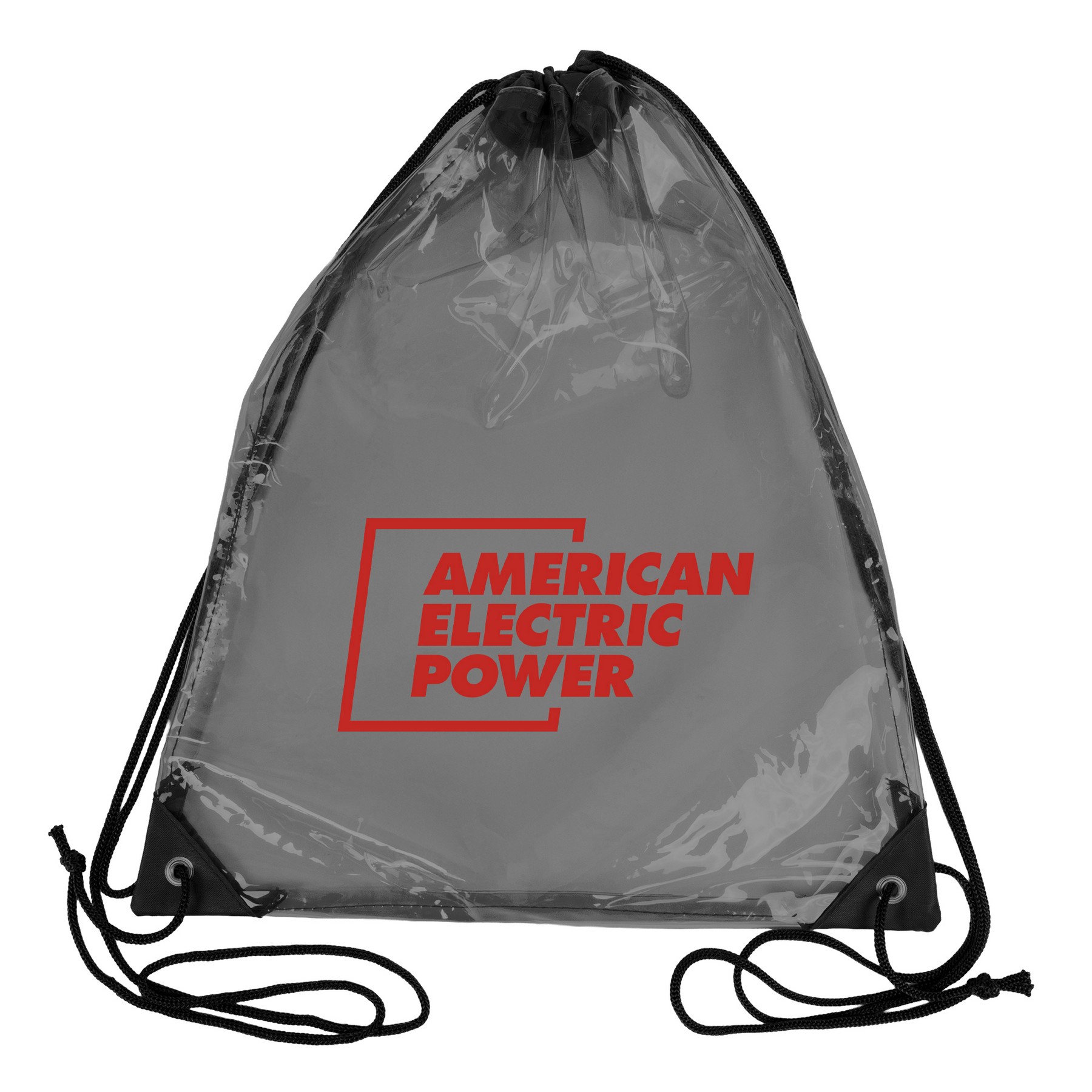 Eco-Friendly, See-Through Draw String Backpack 1