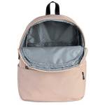 Quinn RPET Backpack - Tan/Black Blank Open View Quinn RPET Backpack - Tan/Black Blank Open View