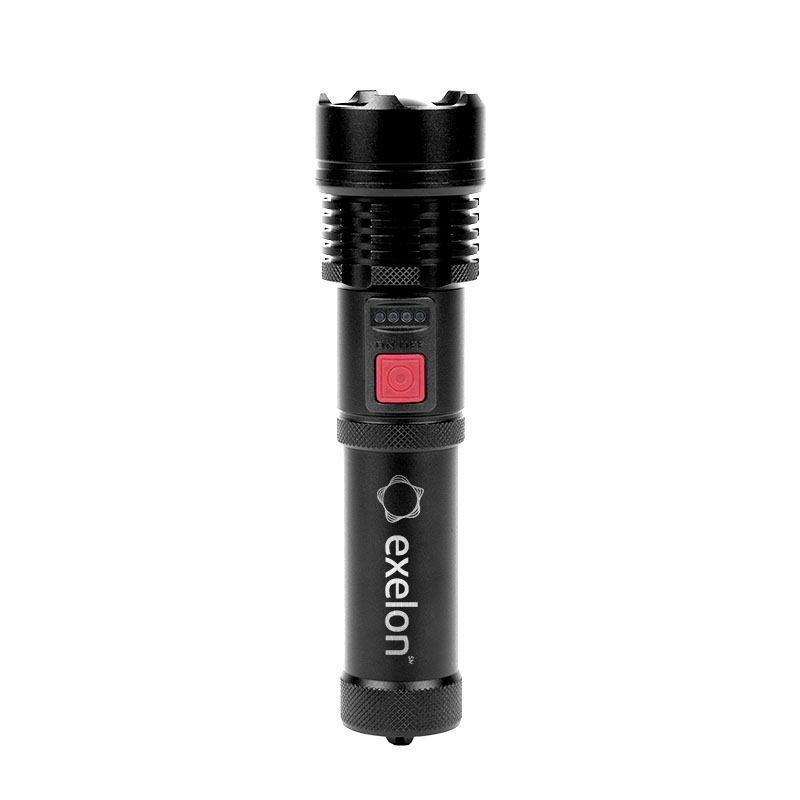 800LM Metal Flashlight w/1500mAh Rechargeable Battery 1 800LM Metal Flashlight w/1500mAh Rechargeable Battery 1