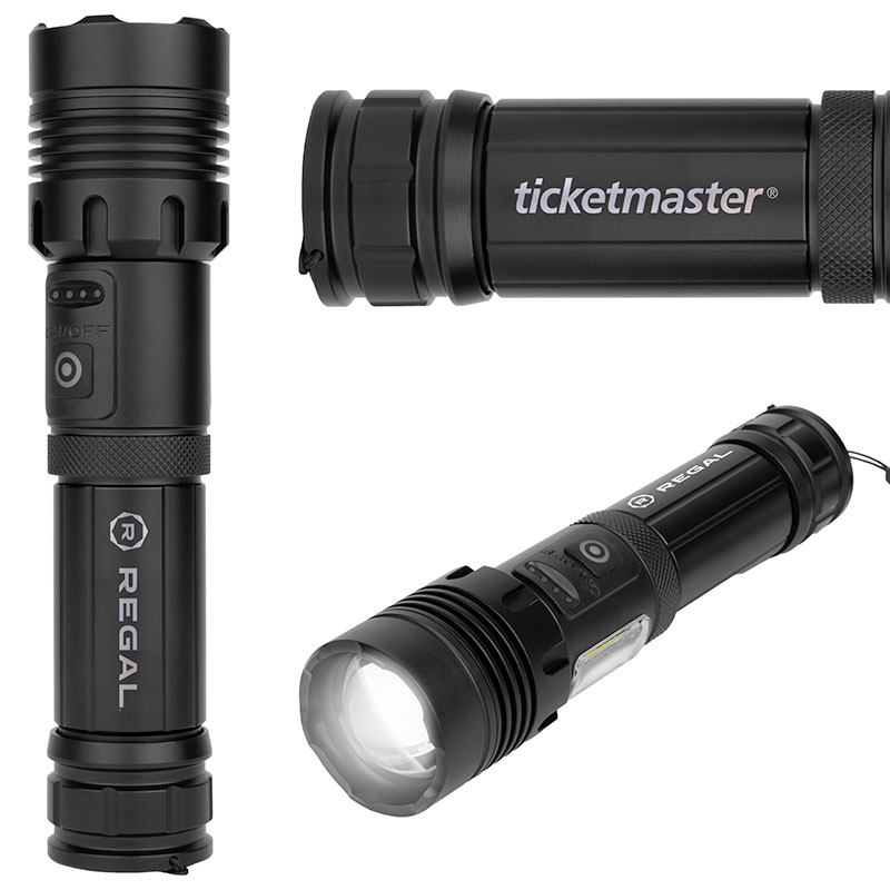 1200LM Metal Flashlight with 2000mAh Rechargeable Battery 1 1200LM Metal Flashlight with 2000mAh Rechargeable Battery 1