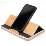 Maui Faux Bamboo Journal w/Phone Holder - Bamboo Brown Maui Faux Bamboo Journal w/Phone Holder - Bamboo Brown