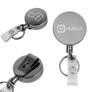 MetalFlex Large Retractable Badge Reel (Factory Direct 10-12 Weeks Ocean) 1 MetalFlex Large Retractable Badge Reel (Factory Direct 10-12 Weeks Ocean) 1