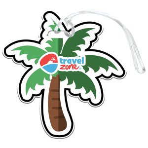 Palm Tree Luggage Tag 1 Palm Tree Luggage Tag 1